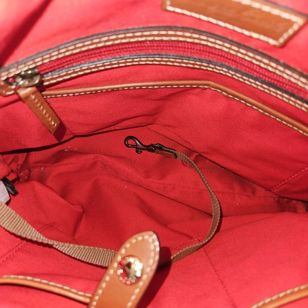 Dooney & Bourke Erica Pebbled Leather Hobo Shoulder Bag Fuchsia Pink - Picture 11 of 16